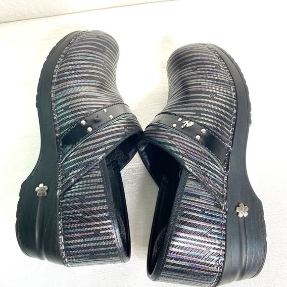 Sanita Mules Clogs Black size 6.5 slip on - Picture 3 of 8